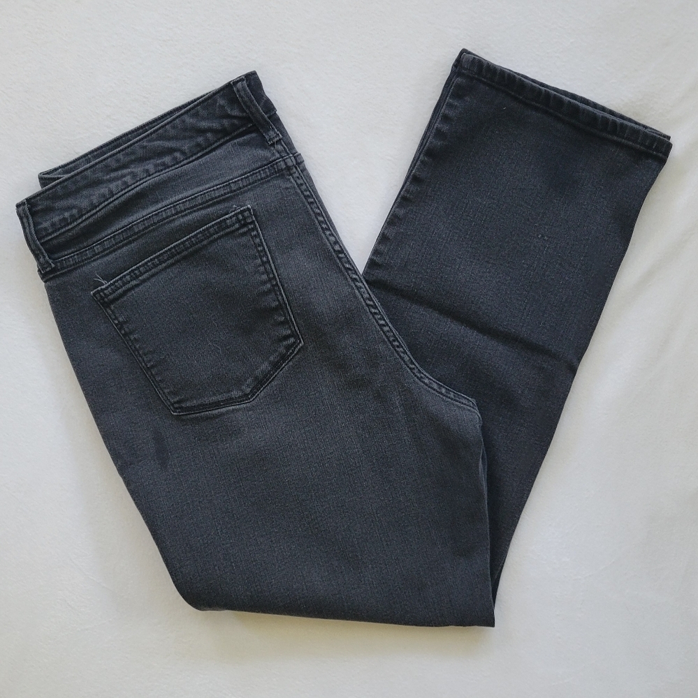 St. John's Bay Charcoal/Black Straight Leg Jeans